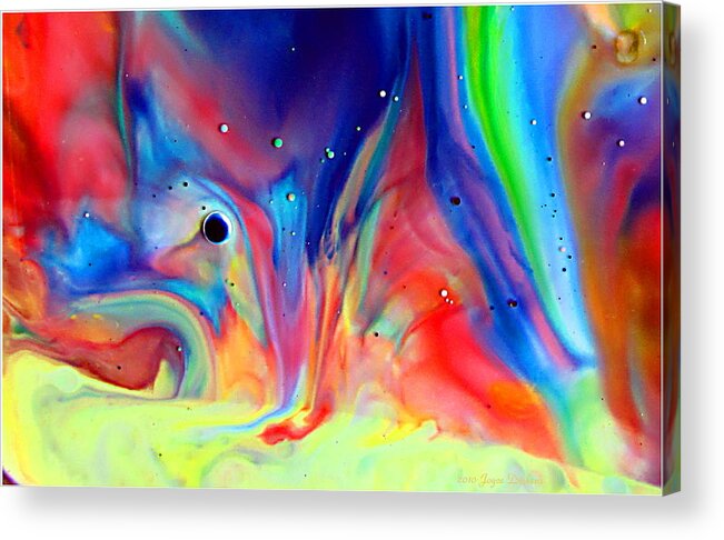 A Higher Frequency Acrylic Print featuring the painting A Higher Frequency by Joyce Dickens