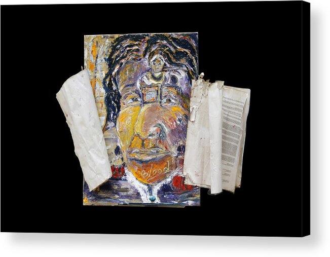  Charlotte Forten Grimké Acrylic Print featuring the mixed media A Jewel by Peggy Blood