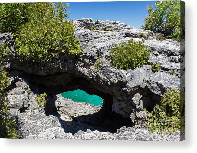 Scenery Acrylic Print featuring the photograph A Peek At Georgian Bay by Barbara McMahon