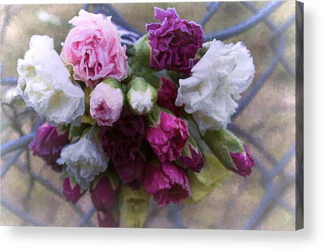 Wall Art Acrylic Print featuring the photograph A Sad Bouquet by Ron Roberts