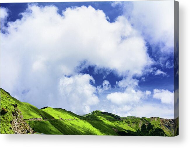 Tranquility Acrylic Print featuring the photograph A Sunny Day by Frank Chen