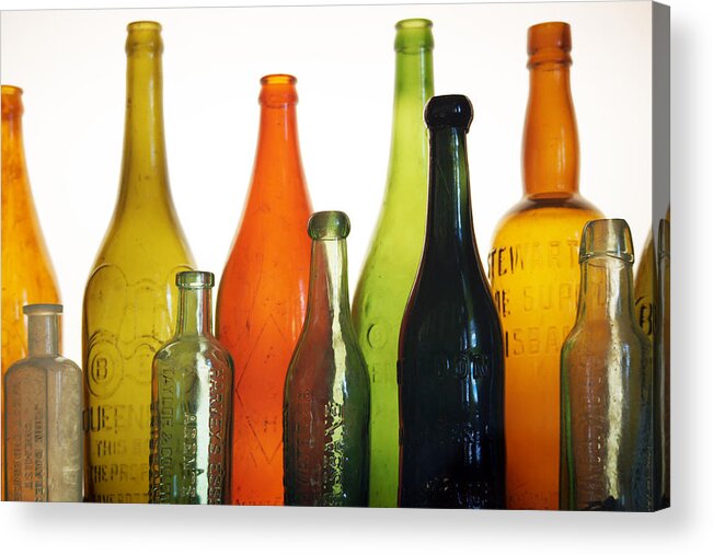 Bottle Acrylic Print featuring the photograph A Thirst for Timelessness by Holly Kempe