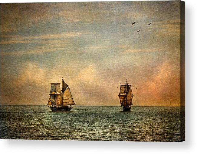 Tall Ship Acrylic Print featuring the photograph A Vision I Dream by Dale Kincaid