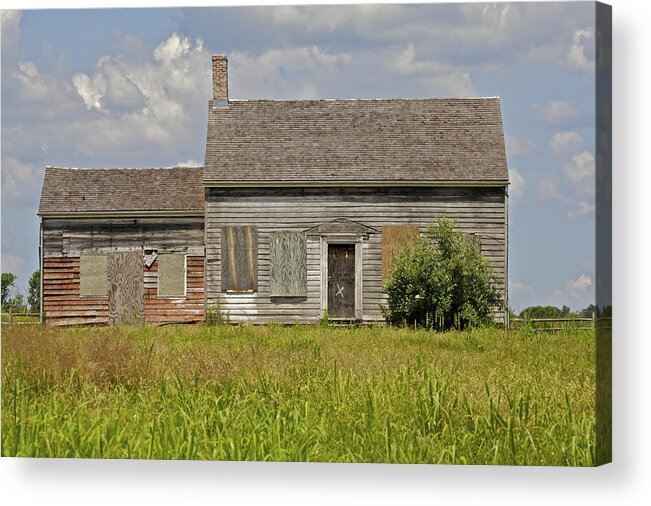 Abandon Acrylic Print featuring the photograph Abandon Farm Home by David Letts