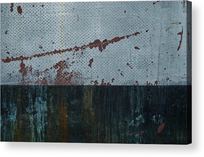 Weathered Acrylic Print featuring the photograph Abstract Ocean by Jani Freimann