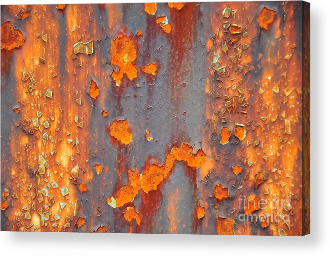 Rust Acrylic Print featuring the photograph Abstract Rust by Randi Grace Nilsberg