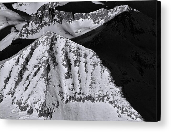 Aerial View Acrylic Print featuring the photograph Aerial Of Mt. Ansel Adams by Peter Essick