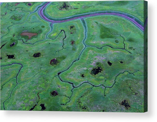 Scenics Acrylic Print featuring the photograph Aerial Photos Over Lake Clark National by Gavriel Jecan