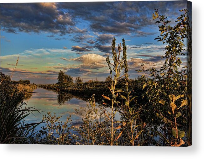 Mead Wildlife Area Acrylic Print featuring the photograph Late Afternoon in the Mead Wildlife Area by Dale Kauzlaric
