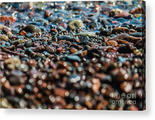 Agates Acrylic Print featuring the photograph Agate Hunting by CJ Benson