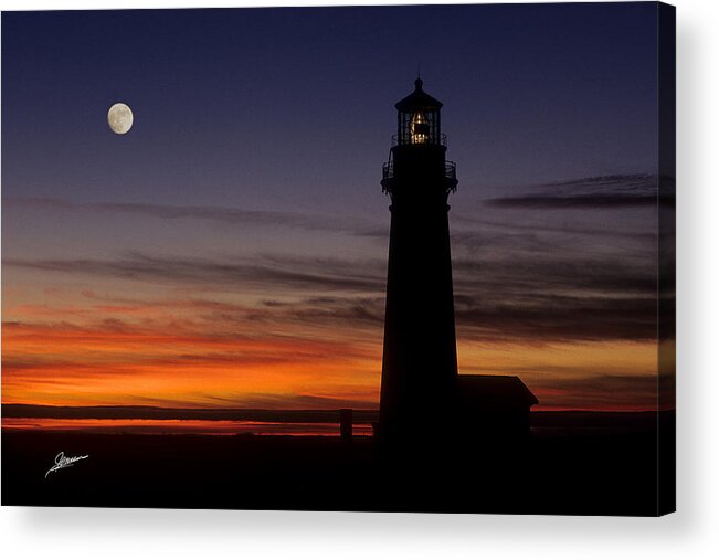 Nature Acrylic Print featuring the photograph Aids to Navigation by Phil Jensen