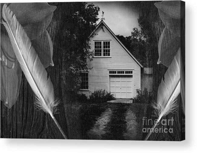 House Acrylic Print featuring the photograph American Dream II by Edward Fielding