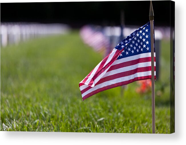 Flag Acrylic Print featuring the photograph American Flag by Jerry Gammon