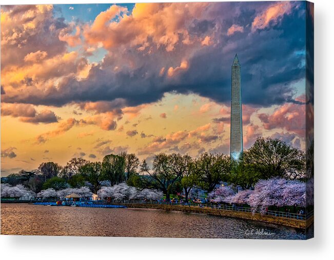 Washington Dc Acrylic Print featuring the photograph An Evening In DC by Christopher Holmes