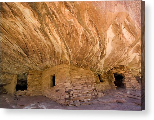 Feb0514 Acrylic Print featuring the photograph Anasazi Ruins Mesa Verde Np Colorado by Tom Vezo