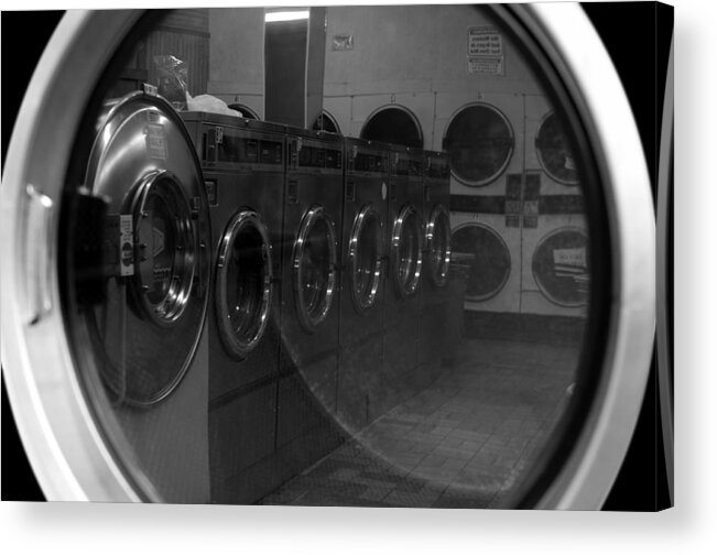 Laundromat Acrylic Print featuring the photograph And So We Meet Again... by Luke Moore