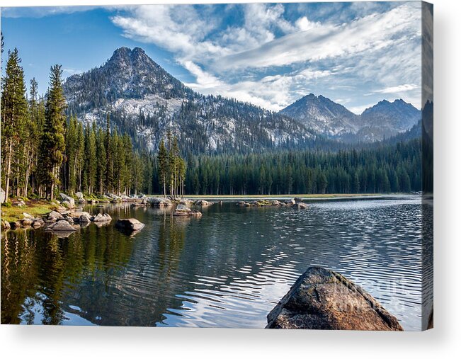 Wallowa Mountains Acrylic Print featuring the photograph Anthony Lake by Robert Bales