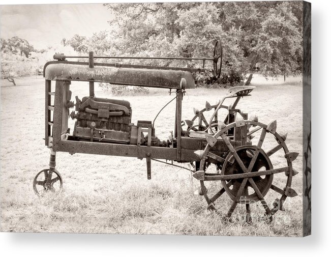Antique Tractor Acrylic Print featuring the photograph Antique Tractor by Imagery by Charly