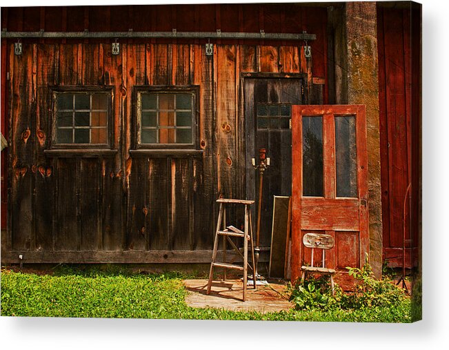 Antiques Acrylic Print featuring the photograph Antiques by Michael Porchik