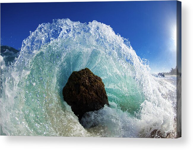 Sea Acrylic Print featuring the photograph Aqua Dome by Sean Davey