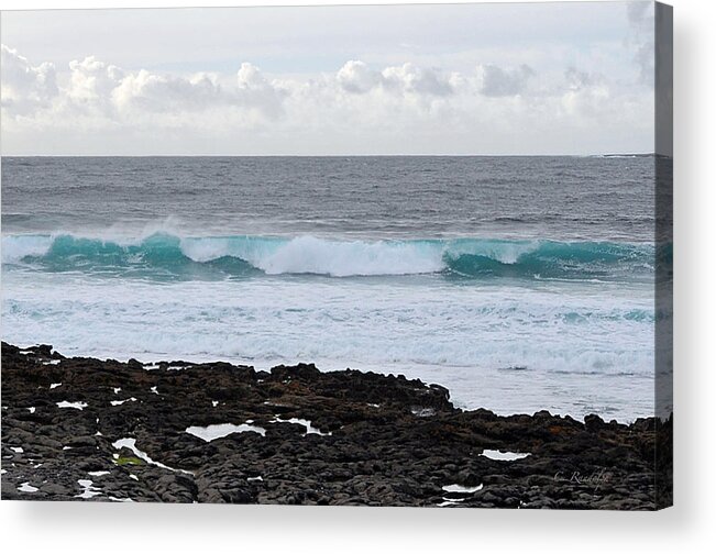 Seascape Acrylic Print featuring the photograph Aquamarine by Cheri Randolph