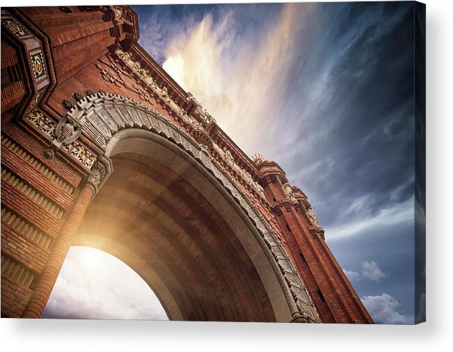 Arch Acrylic Print featuring the photograph Arc De Triomf by Danilovi