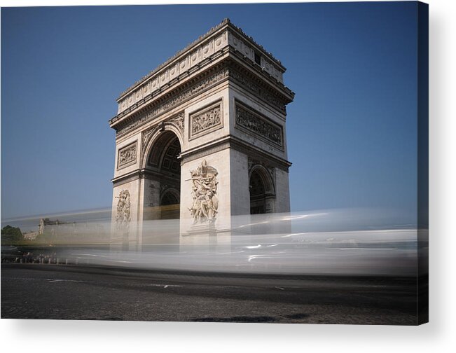 Travel Acrylic Print featuring the photograph Arc de Triomphe by Jeremy Voisey