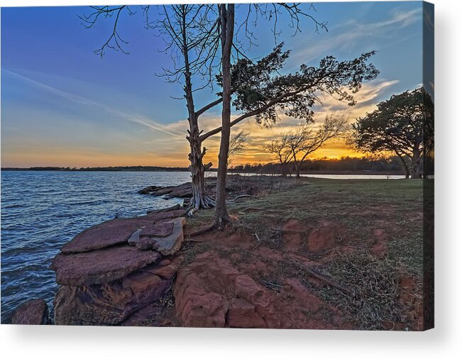 Sunset Acrylic Print featuring the photograph Arcadia Sunset by Brian Wright