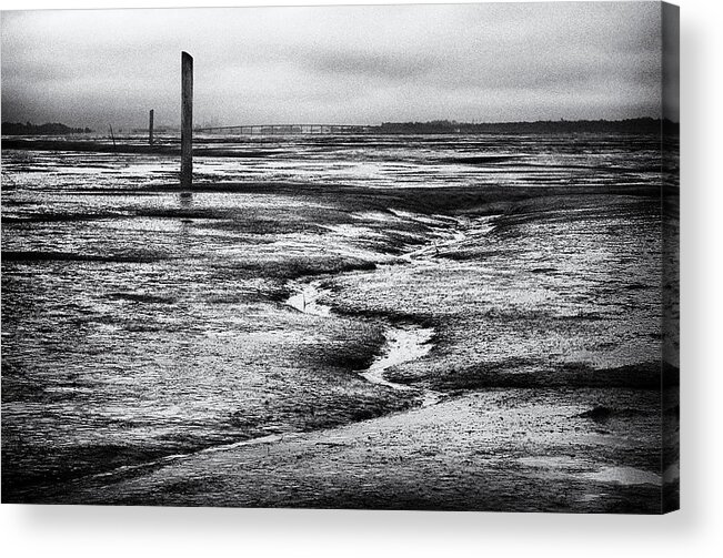 Arcata Acrylic Print featuring the photograph Bridge too Far by Jon Exley