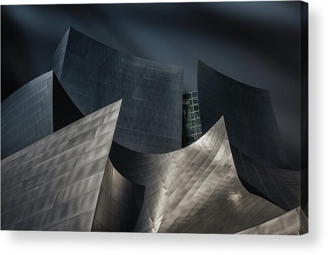 Architecture Acrylic Print featuring the photograph Archigraph by Mathilde Guillemot