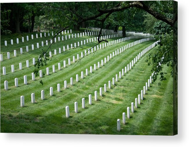 Washington D.c. Acrylic Print featuring the photograph Arlington National Cemetery by Tim Stanley