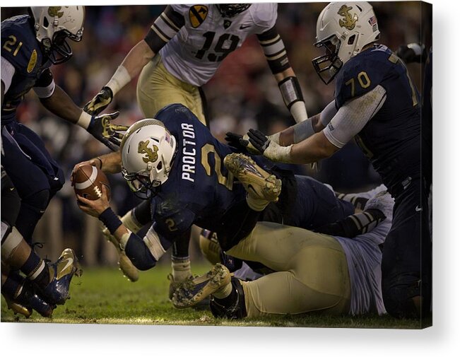 Annual Acrylic Print featuring the photograph Army versus Navy by Mountain Dreams
