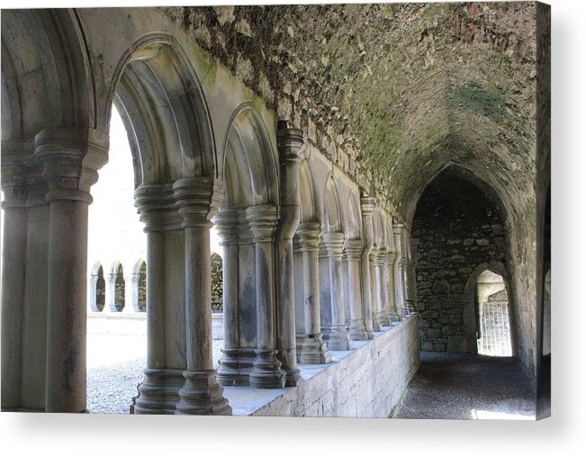 Ireland Acrylic Print featuring the photograph Askeaton Friary by Carrie Todd