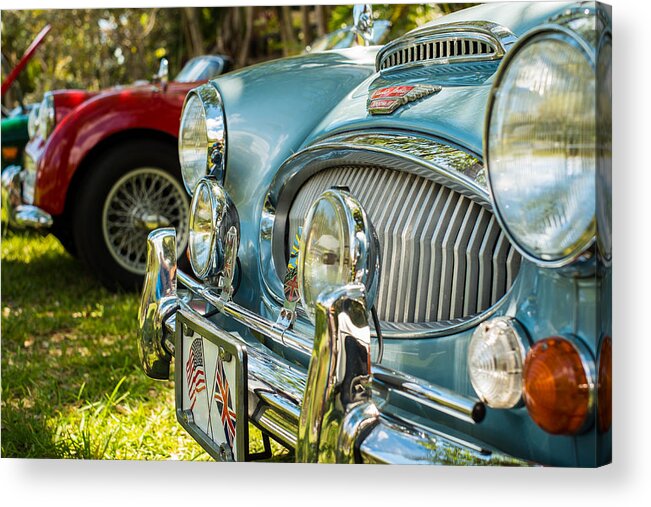 1960s Acrylic Print featuring the photograph Austin Healey by Raul Rodriguez
