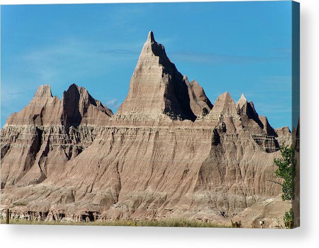 Tranquility Acrylic Print featuring the photograph Badlands National Park, South Dakota by Mark Newman