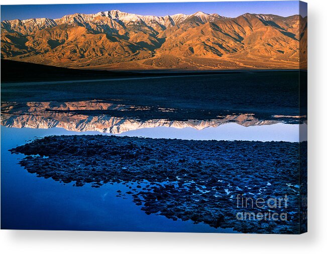 America Acrylic Print featuring the photograph Badwater by Inge Johnsson