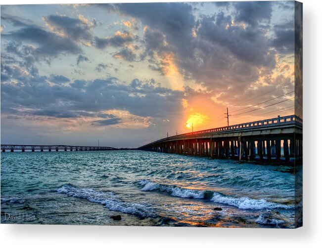 Bahia Acrylic Print featuring the photograph Bahia Honda Sunset by David Hart