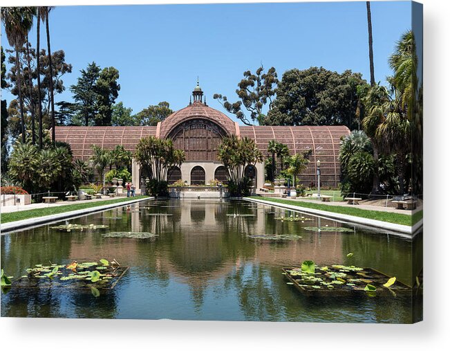 Balboa Acrylic Print featuring the photograph Balboa Park Botanical Building in San Diego by Carol M Highsmith