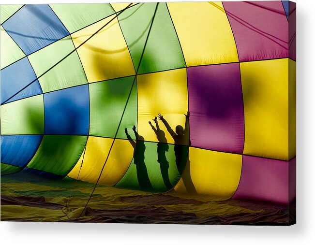 Orias Acrylic Print featuring the photograph Balloon Helpers MG1138 by David Orias