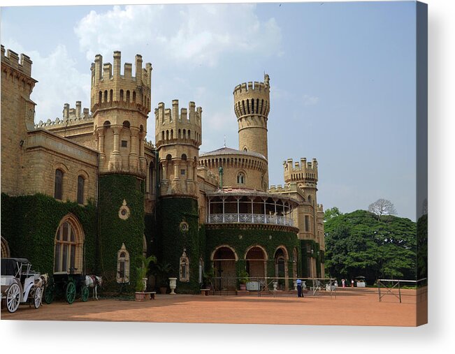 Arch Acrylic Print featuring the photograph Bangalore Palace by Photo By Bhaskar Dutta