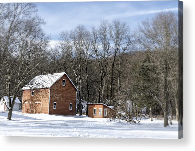 Cuyahoga Acrylic Print featuring the photograph Barn in the Cuyahoga Valley by Matt Hammerstein