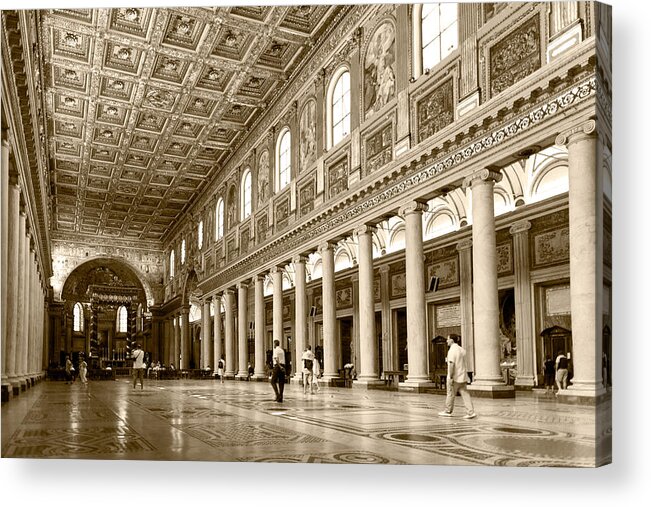 Basilica Di Santa Maria Maggiore Acrylic Print featuring the photograph Basilica di Santa Maria Maggiore by Brad Brizek
