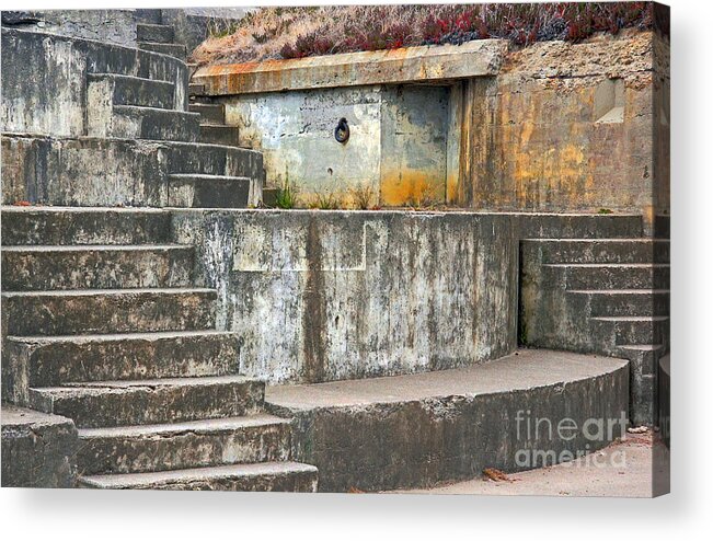 Kate Brown Acrylic Print featuring the photograph Battery Chamberlin by Kate Brown