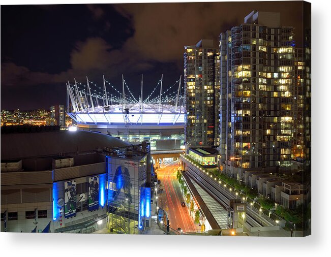 Bc Place Acrylic Print featuring the photograph BC Place by Kathy King