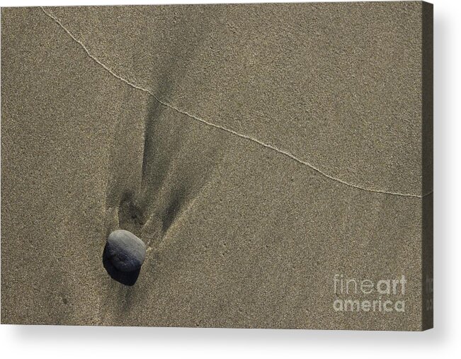 Beach Acrylic Print featuring the photograph Beach Abstract 07 by Morgan Wright