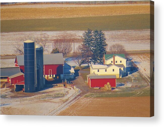 Farm Acrylic Print featuring the photograph Beautiful Belleville Farm by Jeanette Oberholtzer