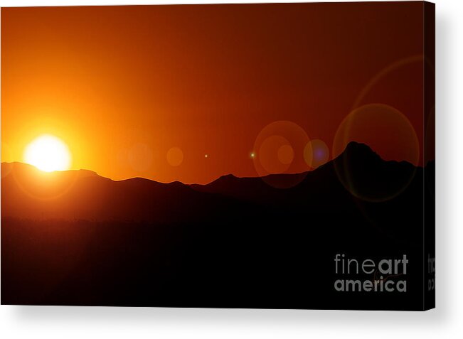 Photograph Acrylic Print featuring the photograph Beautiful start to the Day by Vicki Pelham