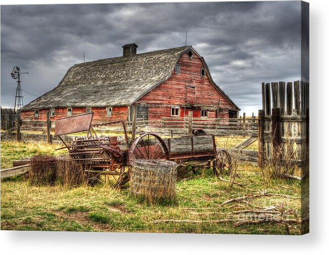 Barn Acrylic Print featuring the photograph Beauty of Barns 9 by Bob Christopher