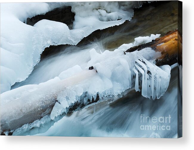 Ice Acrylic Print featuring the photograph Beauty Of Winter Ice Canada 1 by Bob Christopher