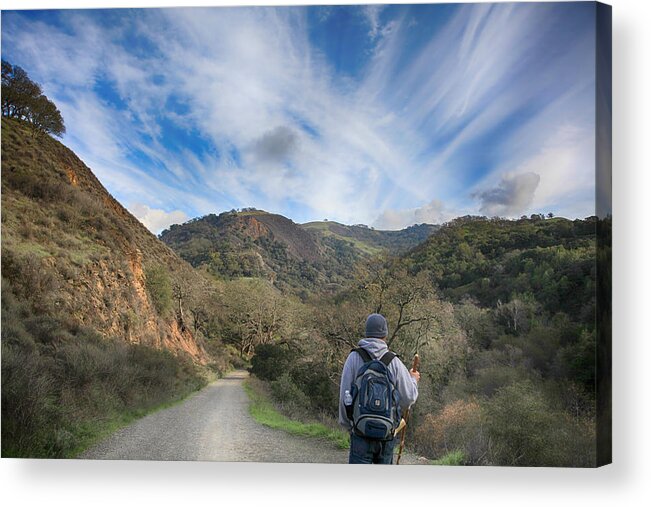 Sunol Ohlone Regional Wilderness Acrylic Print featuring the photograph Before My Eyes by Laurie Search